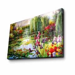 Репродукция Water Lilies (Claude Monet) цена и информация | Настенные деревянные декорации | hansapost.ee