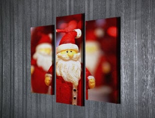 Репродукция из трех частей Дед Мороз цена и информация | Настенные деревянные декорации | hansapost.ee