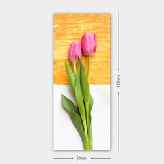 Репродукция Цветные тюльпаны цена и информация | Настенные деревянные декорации | hansapost.ee