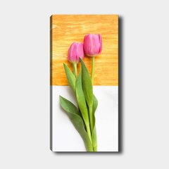 Репродукция Цветные тюльпаны цена и информация | Настенные деревянные декорации | hansapost.ee