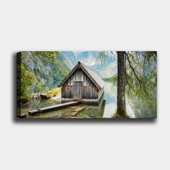 Репродукция Озеро Obersee, Германия цена и информация | Настенные деревянные декорации | hansapost.ee