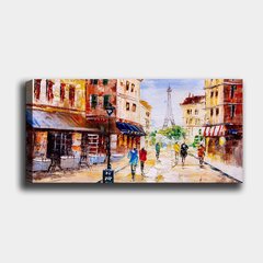 Репродукция Парижская улочка цена и информация | Настенные деревянные декорации | hansapost.ee
