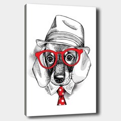 Репродукция Интеллигентная собака цена и информация | Репродукции, картины | hansapost.ee