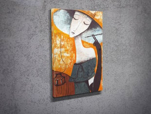 Репродукция Женщина с сигаретой и шляпой цена и информация | Настенные деревянные декорации | hansapost.ee