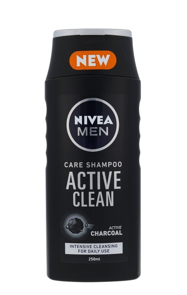 Nivea Men Active Clean šampoon meestele 250 ml цена и информация | Šampoonid | hansapost.ee