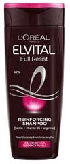 Šampoon hapratele juustele L'Oréal Paris Elvital Arginine Resist цена и информация | Шампуни | hansapost.ee