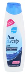 Värskendav šampoon ja palsam juustele kõõma vastu Xpel Medipure Hair & Scalp 2 in 1 400 ml hind ja info | Šampoonid | hansapost.ee