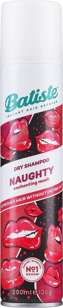 Kuivade juuste šampoon Batiste Naughty Pink Fusion (kuivšampoon), 200 ml цена и информация | Šampoonid | hansapost.ee