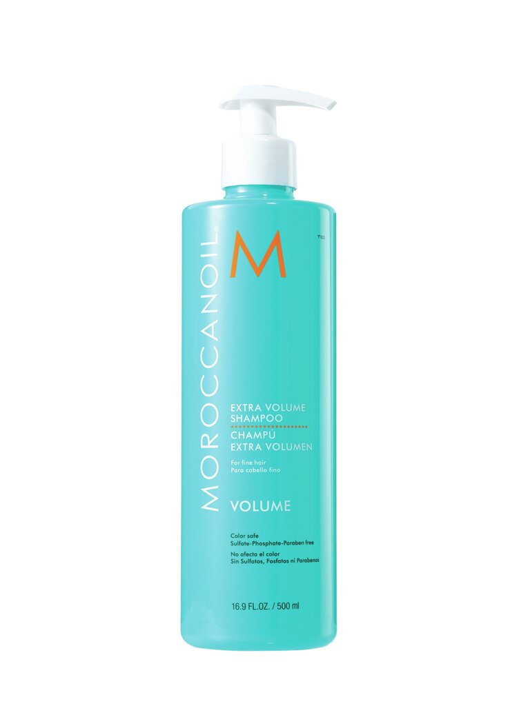 Mahtu andev juuksešampoon Moroccanoil Extra Volume 500 ml цена и информация | Šampoonid | hansapost.ee