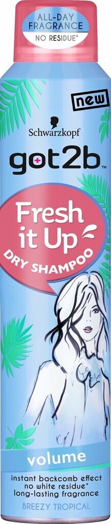 Got2B Fresh It Up Volume kuivšampoon 200 ml hind ja info | Šampoonid | hansapost.ee