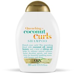 Шампунь для вьющихся волос Organix Shampoo Quenching + Coconut Curls 385 мл цена и информация | Шампуни | hansapost.ee