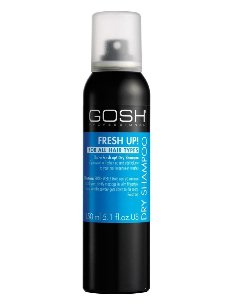 Kuivšampoon Gosh Fresh Up! 150 ml цена и информация | Šampoonid | hansapost.ee