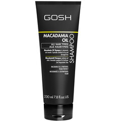Toitev šampoon Gosh Macadamia Oil 230 ml hind ja info | GOSH Juuksehooldus | hansapost.ee