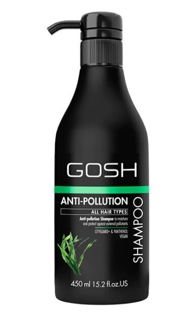 GOSH Anti Pollution Hair šampoon 450 ml цена и информация | Šampoonid | hansapost.ee