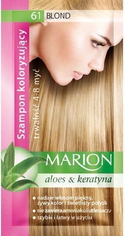 Tooniv šampoon Marion 40 ml, 61 Blond hind ja info | Juuksevärvid | hansapost.ee