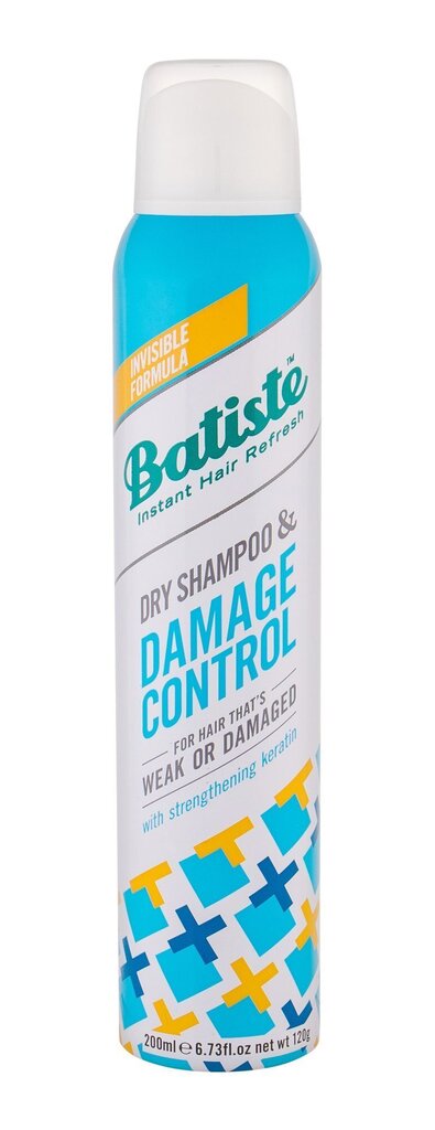 Kuivšampoon Batiste Damage Control 200 ml цена и информация | Šampoonid | hansapost.ee