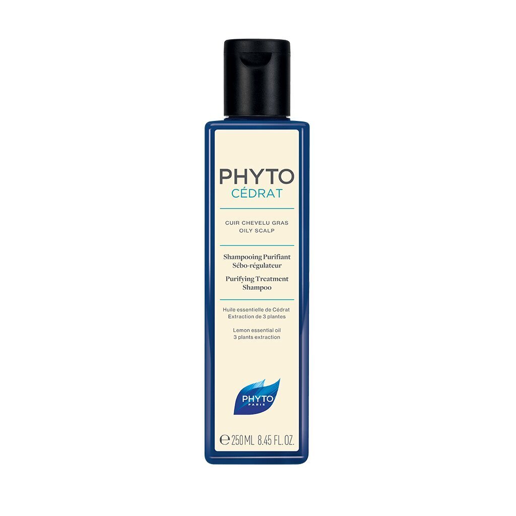 Puhastav šampoon rasusele peanahale Phyto Phytocedrat, 200 ml цена и информация | Šampoonid | hansapost.ee