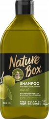 Šampoon oliiviõliga NATURE BOX Olive Oil 385 ml hind ja info | Šampoonid | hansapost.ee