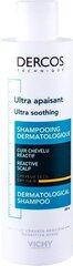 Šampoon Vichy Dercos Ultra Soothing 200 ml hind ja info | Šampoonid | hansapost.ee