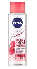 Мицеллярный шампунь для волос Nivea Pure Color 400 мл цена и информация | Nivea Духи, косметика | hansapost.ee