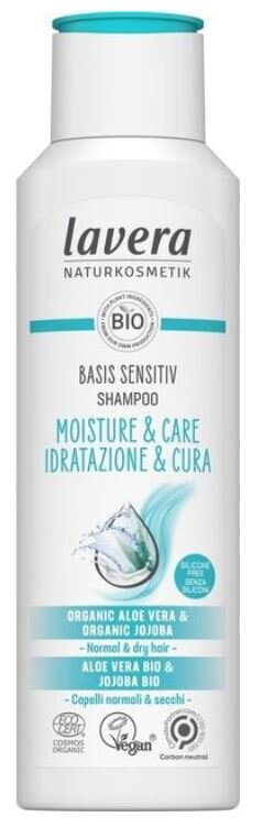 Niisutav šampoon Lavera Basis Sensitive, 250 ml hind ja info | Šampoonid | hansapost.ee