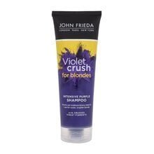 Kollast tooni neutraliseeriv šampoon John Frieda Sheer Blonde Violet Crush Intensive Purple Shampoo for Brassy 250 ml hind ja info | Šampoonid | hansapost.ee