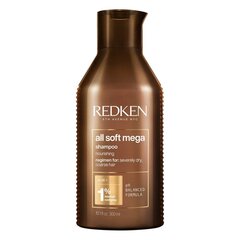 Увлажняющий шампунь для волос Redken All Soft Mega, 300 мл цена и информация | Шампуни | hansapost.ee