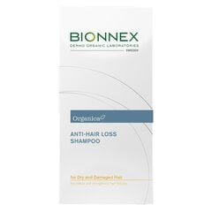 Šampoon väljalangevatele, kuivadele ja kahjustatud juustele Bionnex Organica, 300 ml hind ja info | Šampoonid | hansapost.ee