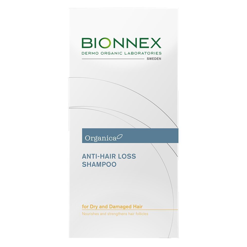 Šampoon väljalangevatele, kuivadele ja kahjustatud juustele Bionnex Organica, 300 ml цена и информация | Šampoonid | hansapost.ee