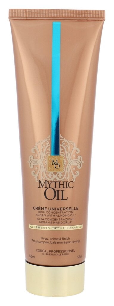 Universiaalne juuksekreem L'oreal Professionnel Mythic Oil 150 ml hind ja info | Juuksemaskid, õlid ja seerumid | hansapost.ee