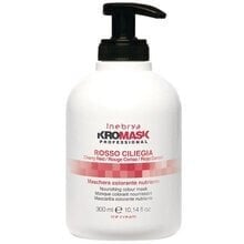 Kirsitooni juuksemask Inebrya Ice Cream Kromask Professional Cherry Red 300 ml hind ja info | Juuksemaskid, õlid ja seerumid | hansapost.ee