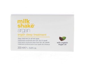 Питательная маска для волос с аргановым маслом Milk Shake Argan Deep Treatment 200 мл цена и информация | Маски, масла, сыворотки | hansapost.ee