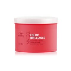 Маска для окрашенных волос Wella Professionals Invigo Color Brilliance 500 мл цена и информация | Маски, масла, сыворотки | hansapost.ee