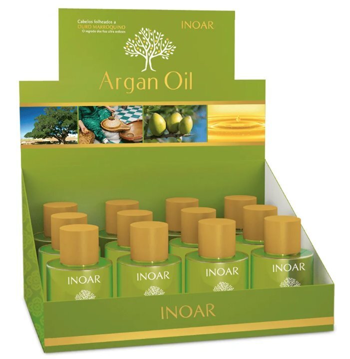 Argaaniaõli juustele Inoar Argan Oil 12x7 ml hind ja info | Juuksemaskid, õlid ja seerumid | hansapost.ee