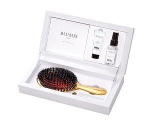 BALMAIN SET набор: Golden Boar Hair Spa щетка + сыворотка для волос 20 мл + кондиционер для волос 50 мл цена и информация | Маски, масла, сыворотки | hansapost.ee