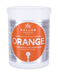 Juuksemask Kallos Cosmetics Orange, 1000 ml hind ja info | Juuksemaskid, õlid ja seerumid | hansapost.ee