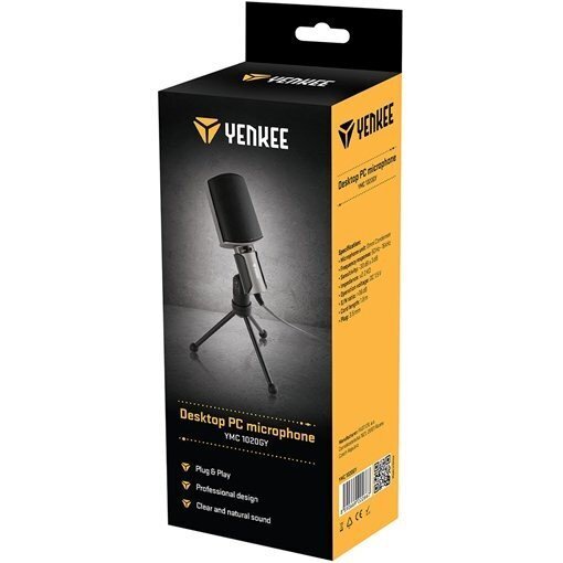 Mikrofon Yenkee YMC 1020GY hind ja info | Mikrofonid | hansapost.ee
