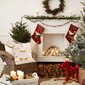 Dekoratiivne jõulupadjapüür koos pildiga "Valge jõuluvana", 40x40 cm hind ja info | Padjakatted ja dekoratiivpadjad | hansapost.ee