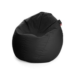 Кресло-мешок Qubo™ Comfort 80, гобелен, черное цена и информация | Qubo™ Мебель и домашний интерьер | hansapost.ee
