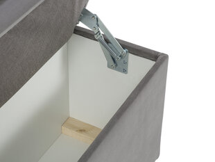Пуф с ящиком для хранения вещей Milo Casa Bruno 140, серый цена и информация | Кресла-мешки и пуфы | hansapost.ee