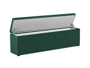 Пуф с ящиком для хранения вещей Milo Casa Lara 140, темно-зеленый цена и информация | Кресла-мешки и пуфы | hansapost.ee