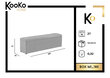 Tumba koos hoiukastiga Kooko Home Mi 180, tumesinine цена и информация | Kott-toolid, tumbad, järid | hansapost.ee