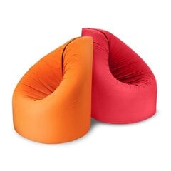 Kott-tool-madrats Riposo Summer, punane/oranž price and information | Bag chairs, sofas, stools | hansapost.ee