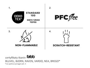 Tumba Signal Meble Hestia K, must hind ja info | Kott-toolid, tumbad, järid | hansapost.ee