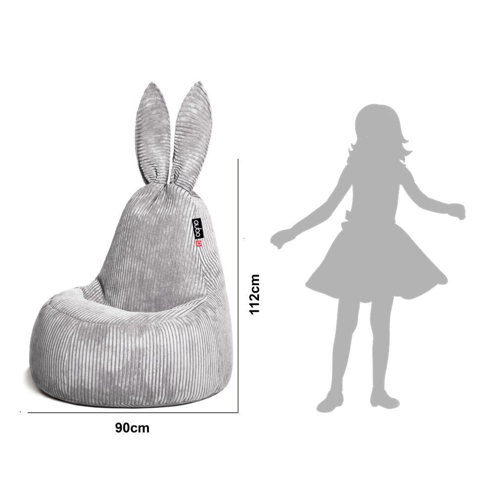 Kott-tool Qubo™ Daddy Rabbit Lychee, heleroosa цена и информация | Kott-toolid, tumbad, järid | hansapost.ee