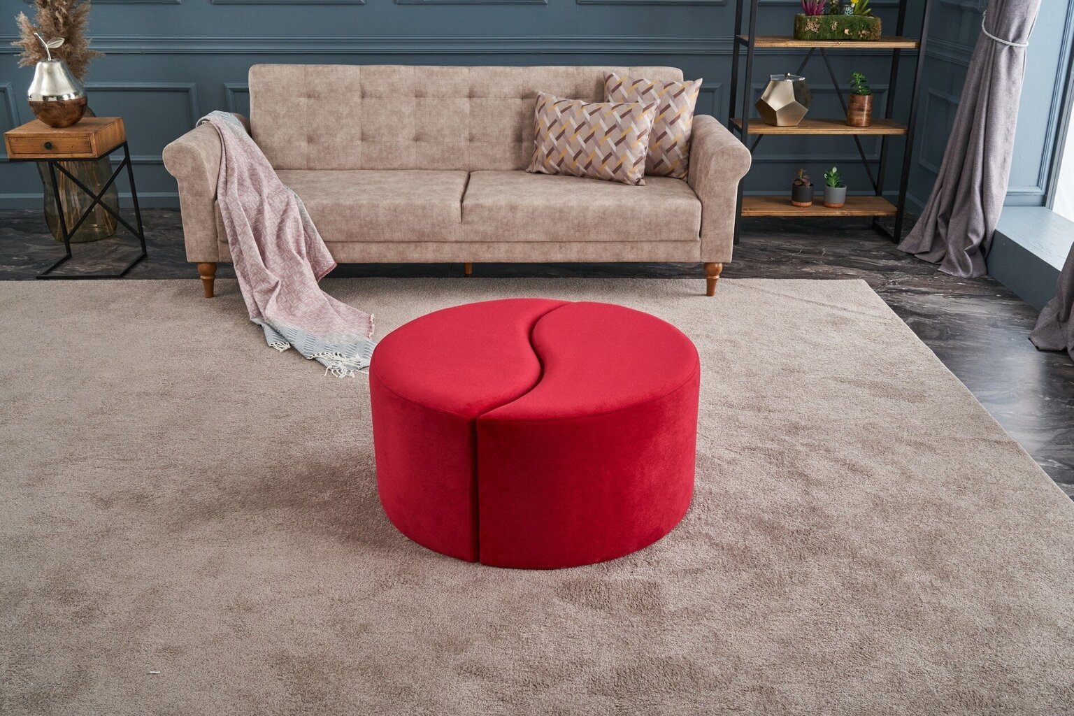 Tumba Kalune Design Alis, punane цена и информация | Kott-toolid, tumbad, järid | hansapost.ee