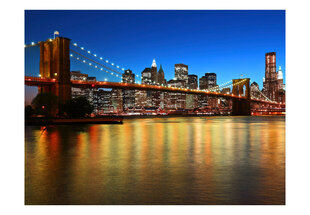 Fototapeet - Dusk over the Brooklyn Bridge hind ja info | Fototapeedid | hansapost.ee