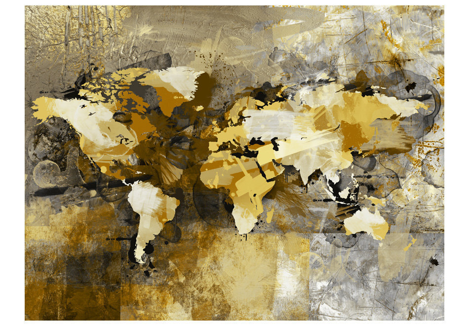 Fototapeet - Artistic map of the World hind ja info | Fototapeedid | hansapost.ee