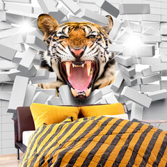 Fototapeet - Tiger Jump цена и информация | Фотообои | hansapost.ee