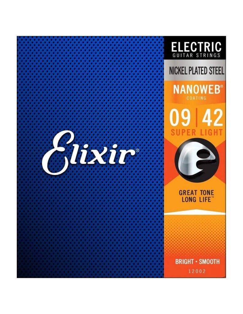Keeled akustilisele kitarrile Elixir 12002 Nanoweb 9-42 hind ja info | Muusikainstrumentide tarvikud | hansapost.ee